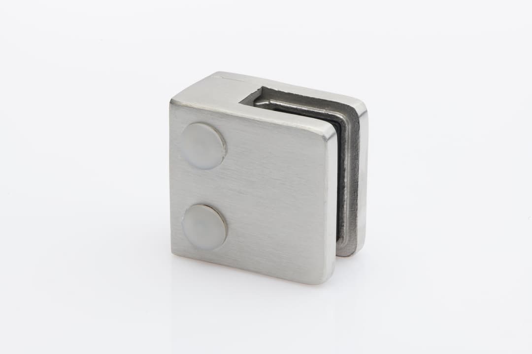 Small Square Glass Clamp 10mm Glass